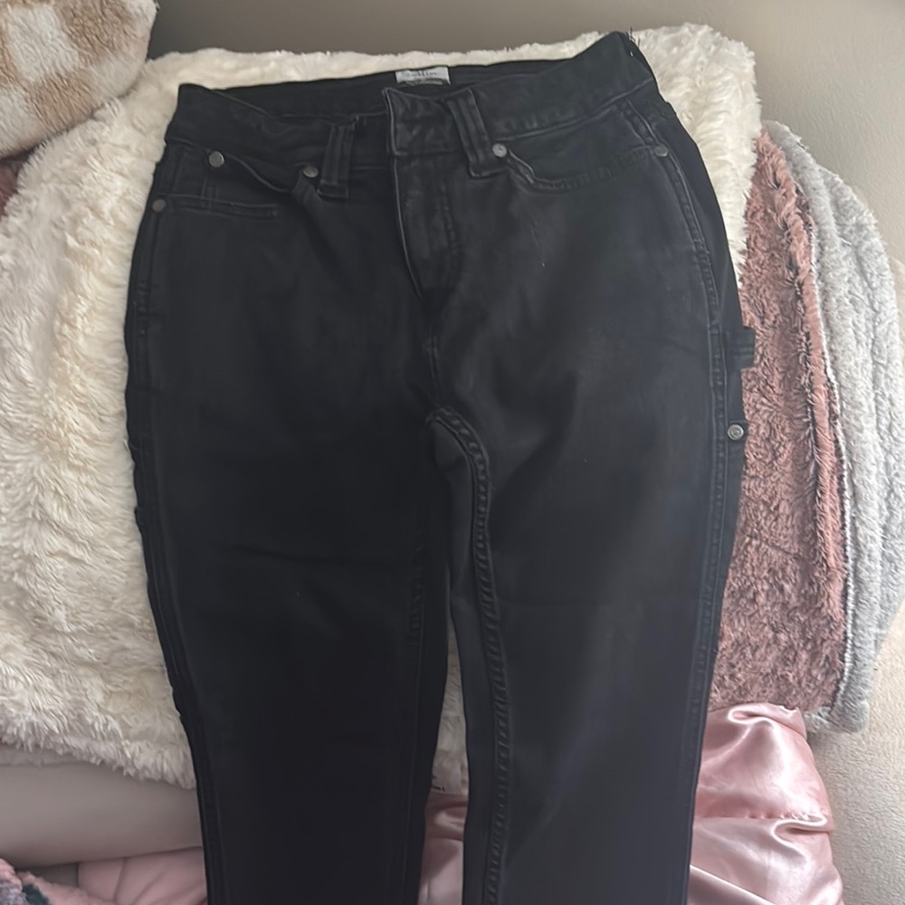 Women's Ridgecut Black Carpenter Work Jeans